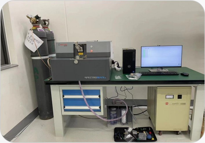 SPECTROMAXx spark-OES spectrometer used for incoming material verification
